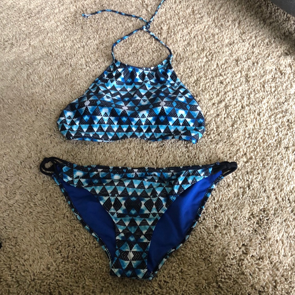 2- piece swim suit.